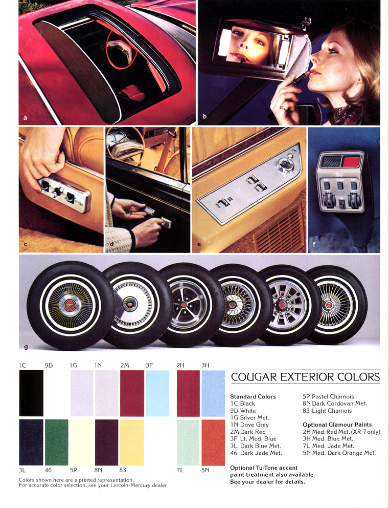 1979 Mercury Cougar Brochure Page 2